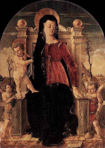 Giorgio Schiavone Virgin and Child Enthroned